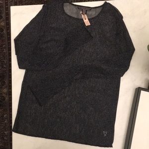 Victoria Secret long sleeve glitter top